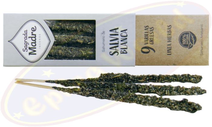 Sagrada Madre extra Premium Smudge Räucherstäbchen Weißer Salbei