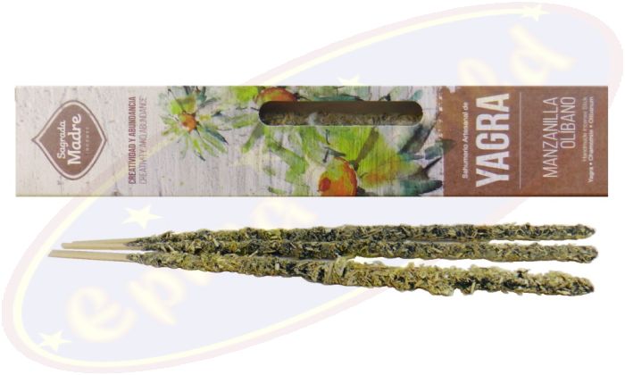 Sagrada Madre Yagra Manzanilla Olibano Smudge Räucherstäbchen