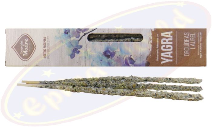 Sagrada Madre Yagra Orquideas Laurel Smudge Räucherstäbchen