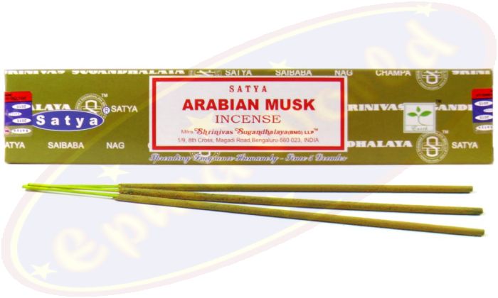 Satya Arabian Musk (Moschus) Earth Masala Räucherstäbchen (BNG) LLP