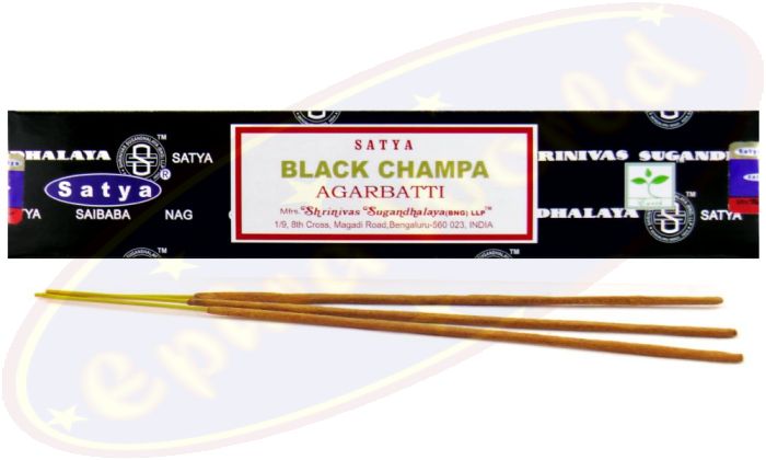 Satya Black Champa Earth Masala Räucherstäbchen (BNG) LLP