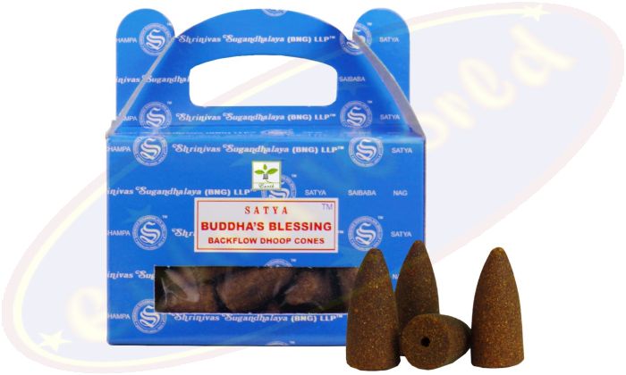 Satya Buddha´s Blessing Backflow Cones/Rückflussräucherkegel (BNG) LLP