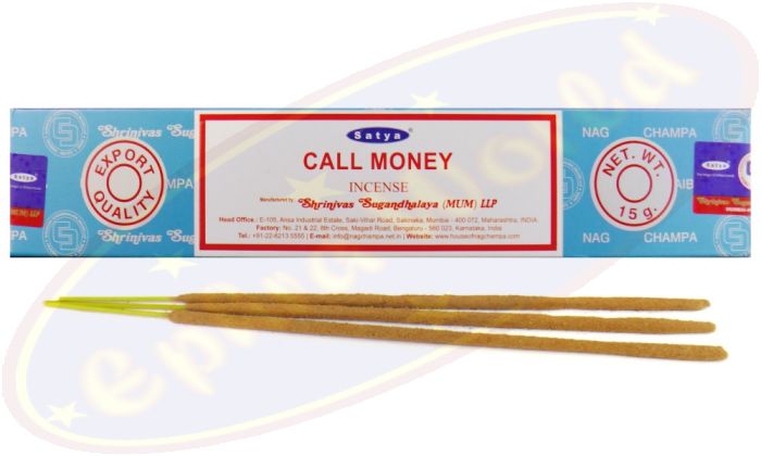 Satya Call Money Masala Räucherstäbchen (MUM) LLP