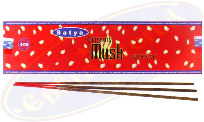 Satya Creamy Musk (Moschus) Räucherstäbchen 30g LLP