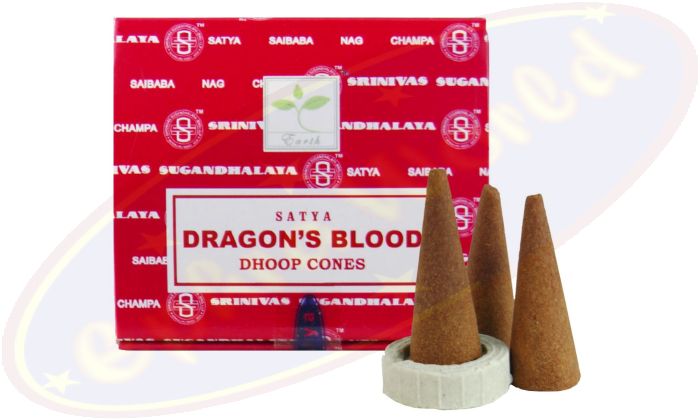 Satya Dragon´s Blood/Drachenblut Masala Räucherkegel (BNG) LLP