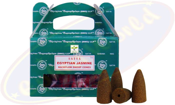 Satya Egyptian Jasmine Backflow Cones/Rückflussräucherkegel (BNG) LLP