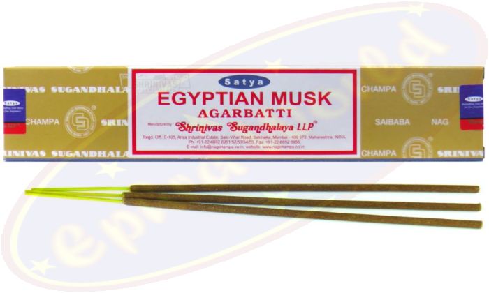 Satya Egyptian Musk Oriental Masala Räucherstäbchen (MUM) LLP
