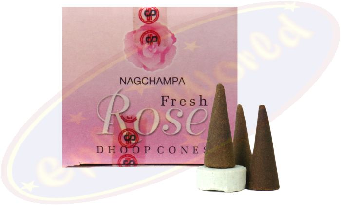 Satya Fresh Rose Räucherkegel (MUM) LLP