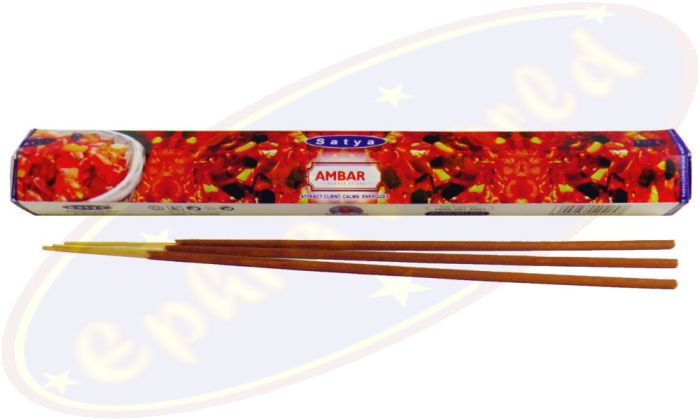 Satya (MUM) LLP Dry Masala Räucherstäbchen Amber (Bernstein)