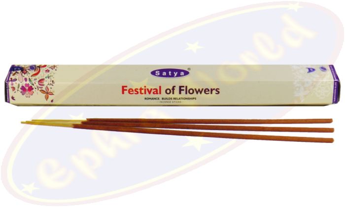 Satya (MUM) LLP Dry Masala Räucherstäbchen Festival of Flowers