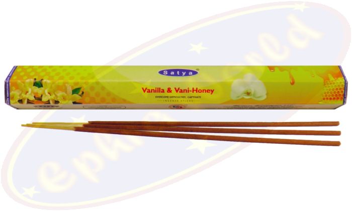Satya (MUM) LLP Dry Masala Räucherstäbchen Vanilla & Vani-Honey