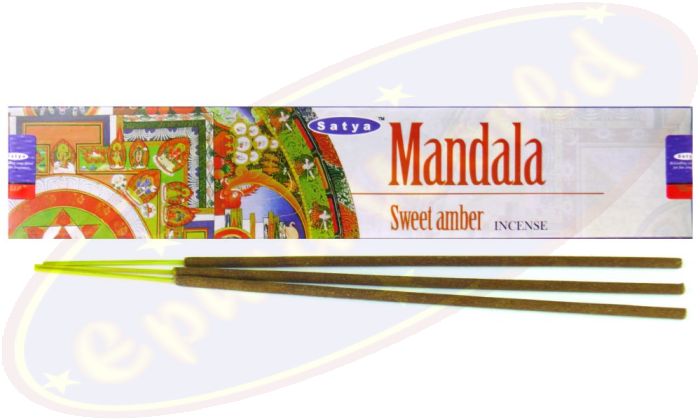 Satya Mandala Sweet Amber (Bernstein) Räucherstäbchen (MUM) LLP