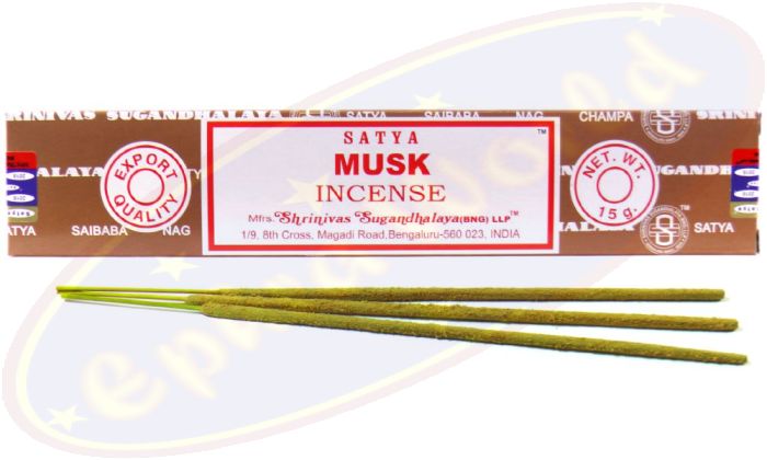 Satya Musk (Moschus) Masala Räucherstäbchen (BNG) LLP