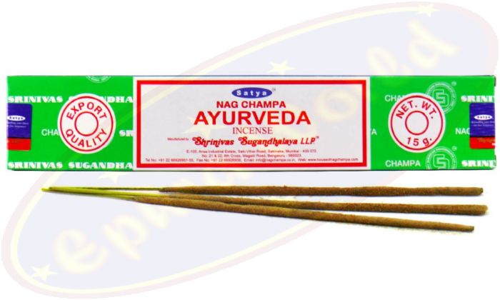 Satya Nag Champa Ayurveda Masala Räucherstäbchen (MUM) LLP