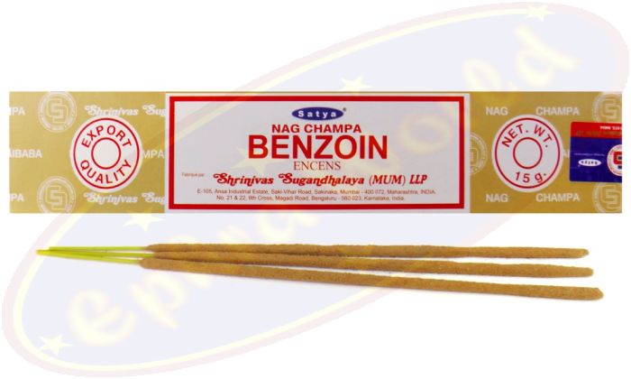 Satya Nag Champa Benzoin Masala Räucherstäbchen (MUM) LLP
