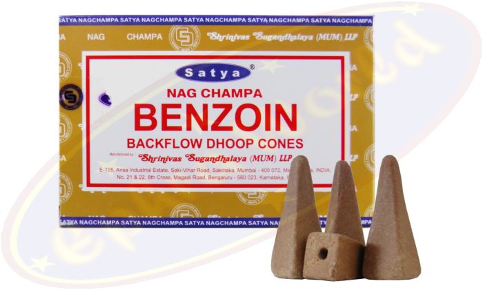 Satya Nag Champa Benzoin Rückflussräucherkegel (MUM) LLP