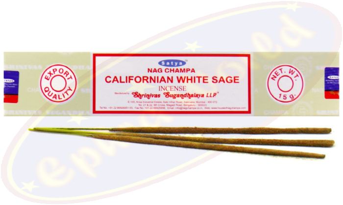 Satya Nag Champa Californian White Sage Masala Räucherstäbchen (MUM) LLP