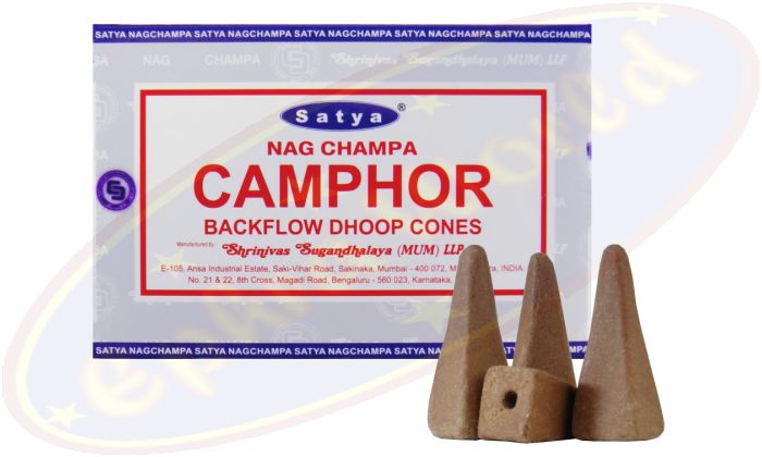Satya Nag Champa Camphor Rückflussräucherkegel (MUM) LLP