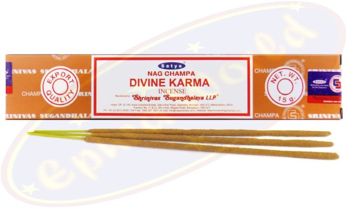Satya Nag Champa Divine Karma Masala Räucherstäbchen (MUM) LLP
