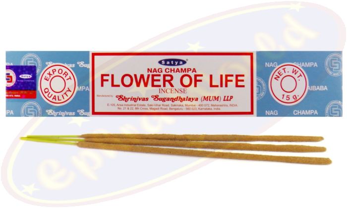 Satya Nag Champa Flower Of Life Masala Räucherstäbchen (MUM) LLP