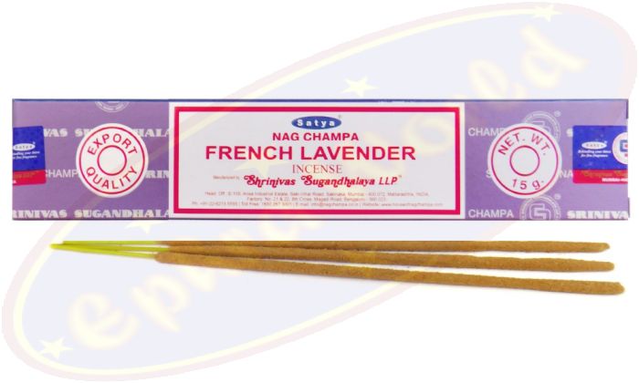 Satya Nag Champa French Lavender Masala Räucherstäbchen (MUM) LLP