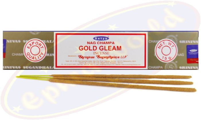 Satya Nag Champa Gold Gleam Masala Räucherstäbchen (MUM) LLP