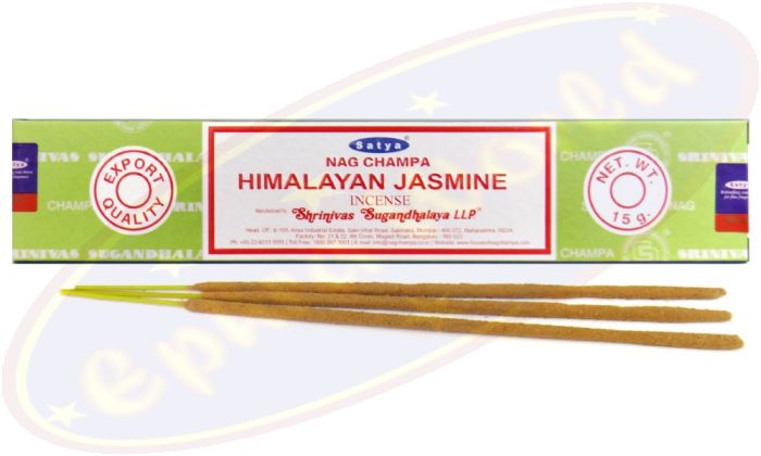 Satya Nag Champa Himalayan Jasmin Masala Räucherstäbchen (MUM) LLP