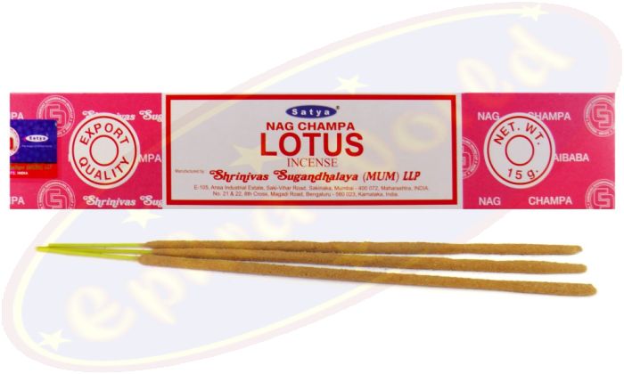 Satya Nag Champa Lotus Masala Räucherstäbchen (MUM) LLP