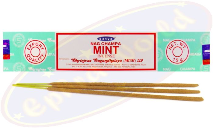 Satya Nag Champa Mint Masala Räucherstäbchen (MUM) LLP