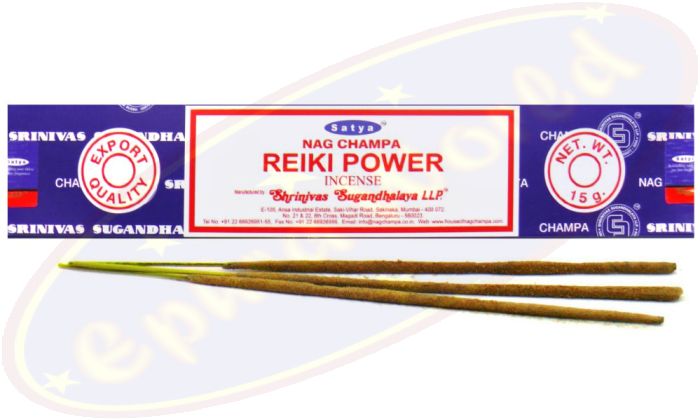 Satya Nag Champa Reiki Power Masala Räucherstäbchen (MUM) LLP