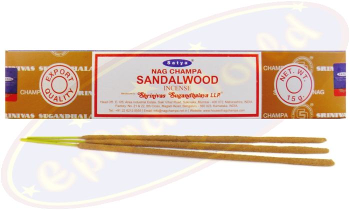 Satya Nag Champa Sandalwood Räucherstäbchen (MUM) LLP