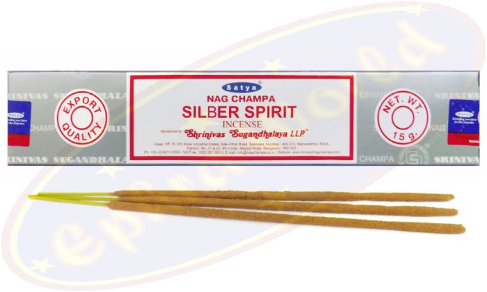 Satya Nag Champa Silber Spirit Masala Räucherstäbchen (MUM) LLP