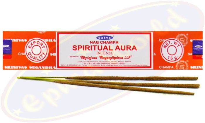 Satya Nag Champa Spiritual Aura Masala Räucherstäbchen (MUM) LLP