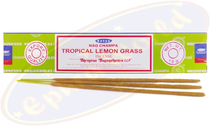 Satya Nag Champa Tropical Lemonengrass Masala Räucherstäbchen (MUM) LLP