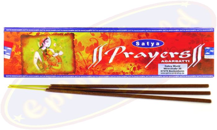 Satya Prayers Flora Räucherstäbchen 20g (BNG) LLP