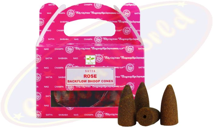 Satya Rose Backflow Cones/Rückflussräucherkegel (BNG) LLP