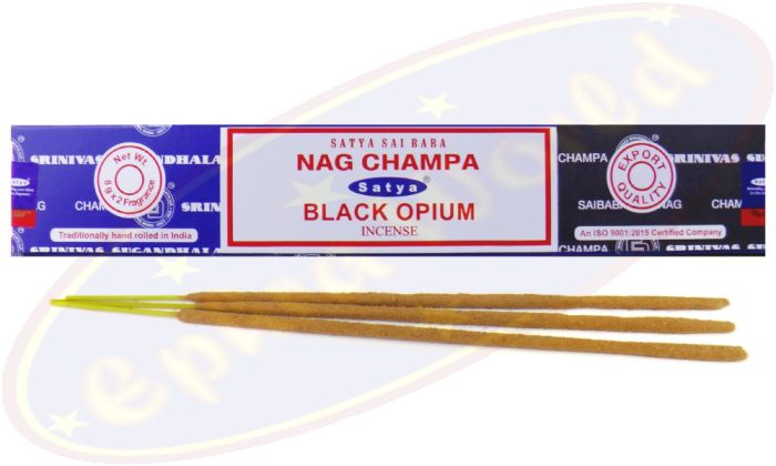 Satya Sai Baba Nag Champa & Black Opium Combo Masala Räucherstäbchen (MUM) LLP