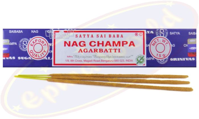 Satya Sai Baba Nag Champa Agarbatti Räucherstäbchen 15g blau (BNG) LLP