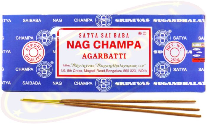 Satya Sai Baba Nag Champa Agarbatti Räucherstäbchen 250g (BNG) LLP