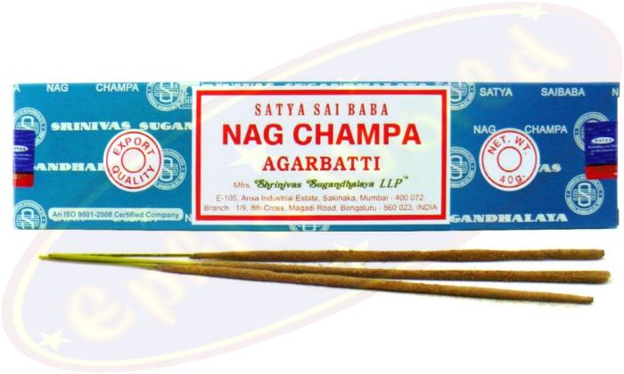 Satya Sai Baba Nag Champa Masala Räucherstäbchen 40g Blau (MUM) LLP