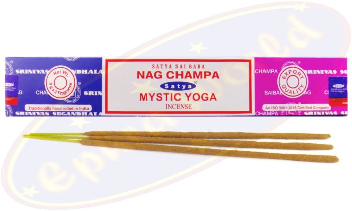 Satya Sai Baba Nag Champa & Mystic Yoga Combo Masala Räucherstäbchen (MUM) LLP