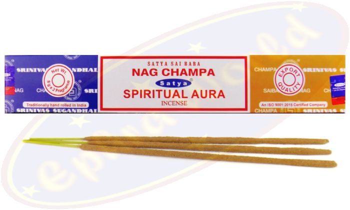 Satya Sai Baba Nag Champa & Spiritual Aura Combo Masala Räucherstäbchen (MUM) LLP