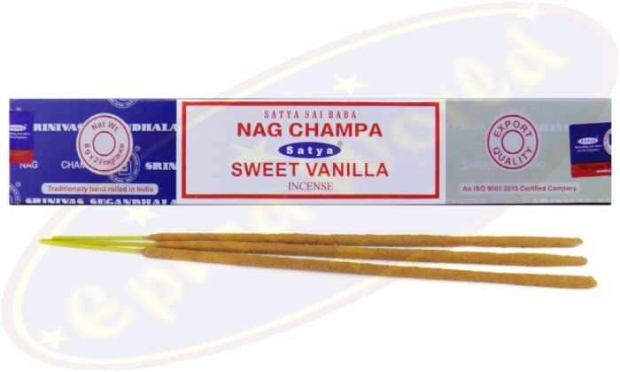 Satya Sai Baba Nag Champa & Sweet Vanilla Combo Masala Räucherstäbchen (MUM) LLP