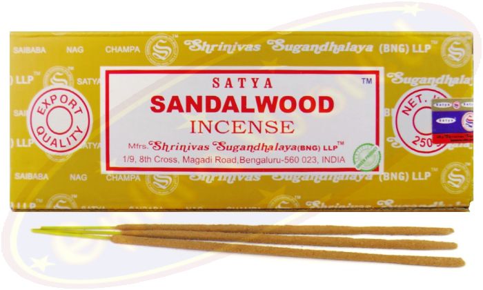 Satya Sandalwood Big Pack Masala Räucherstäbchen 250g (BNG) LLP