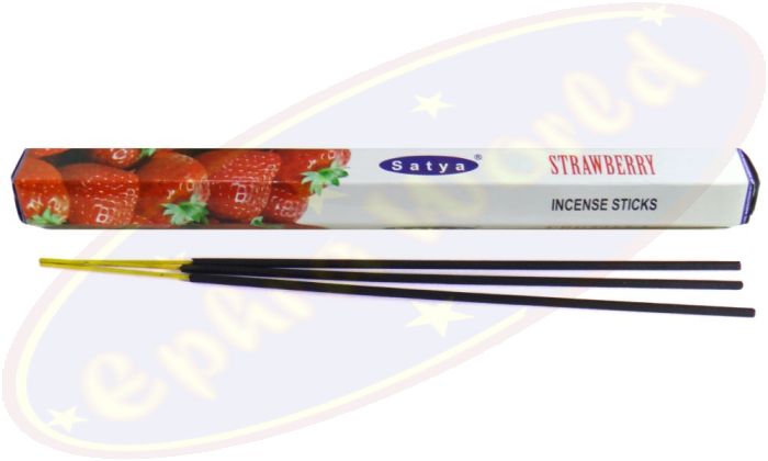 Satya (MUM) LLP Strawberry (Erdbeere) Räucherstäbchen