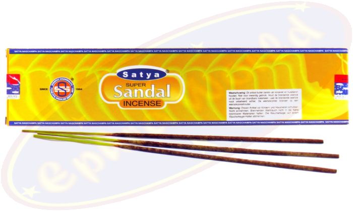 Satya Super Sandal Räucherstäbchen 20g LLP