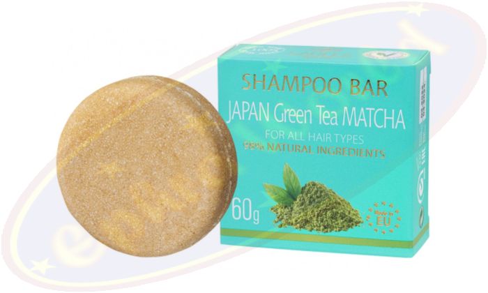 Saules Festes Shampoo Japan Green Tea Matcha 60g