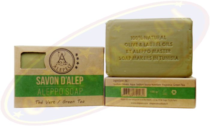 Aleppo Seife Grüner Tee 100g