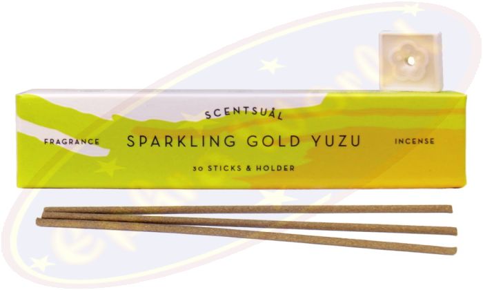 Scentsual Sparkling Gold Yuzu japanische Räucherstäbchen