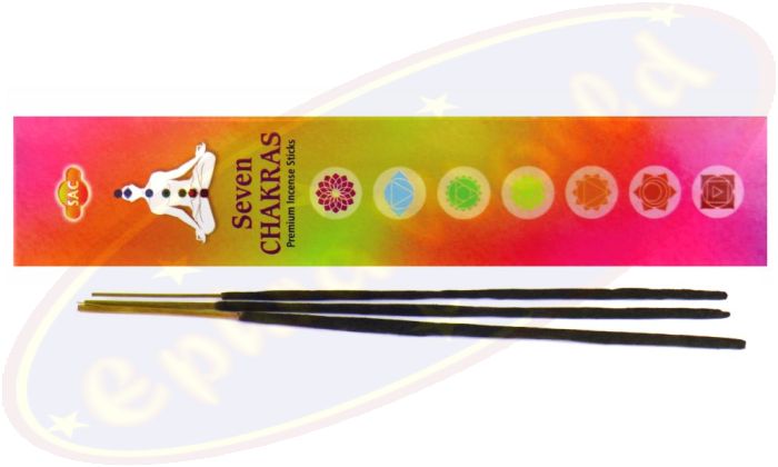 7 Chakras SAC Räucherstäbchen Set 7x5